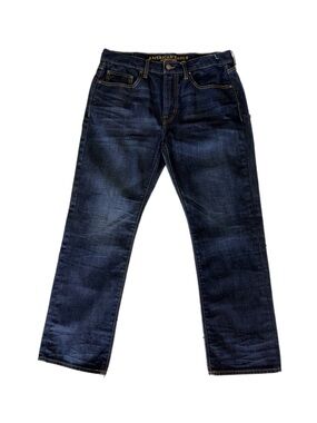 American Eagle Outfitters Dark Wash Straight Leg Jeans